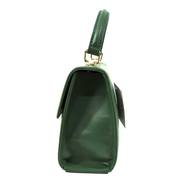 ALESSANDRO DI MARIA 🇮🇹 WOMEN'S GREEN SOFT LEATHER FASHION HANDBAG - Picture 5 of 8